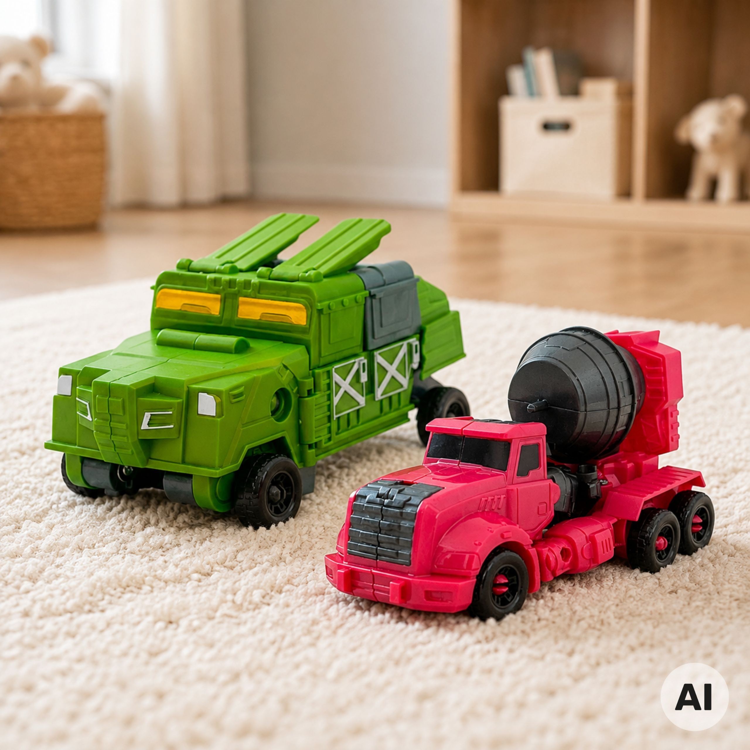 WOOPIE Transforming Robots 4-in-1 Battle Car Set - Slika 3