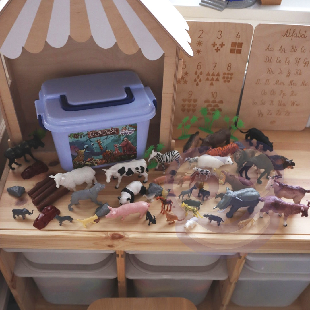 WOOPIE Set of Animal Figures XXL 58 pcs. - Slika 5