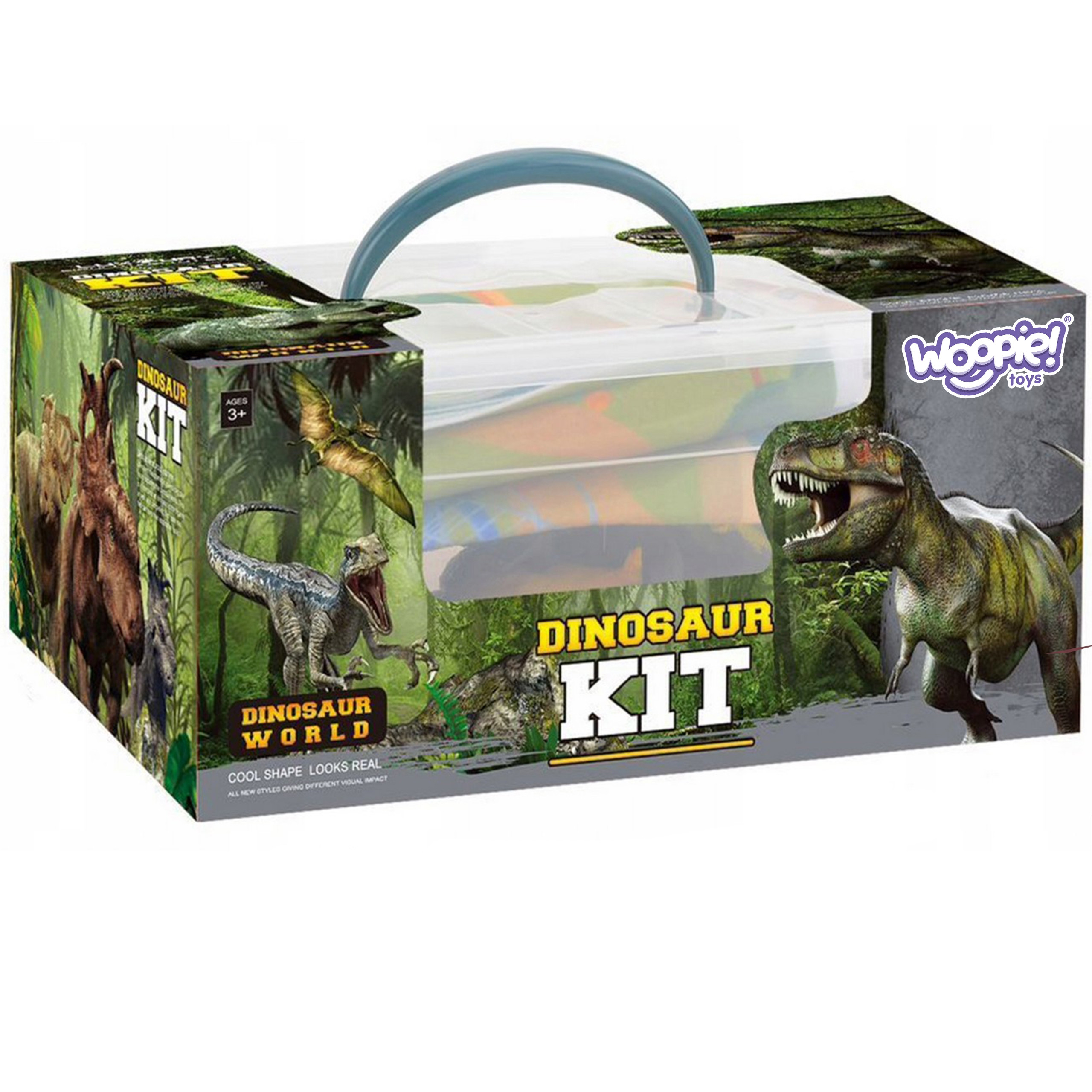 WOOPIE Large Set of Dinosaurs XXL Figures + Mat "Prehistoric World" - Slika 7