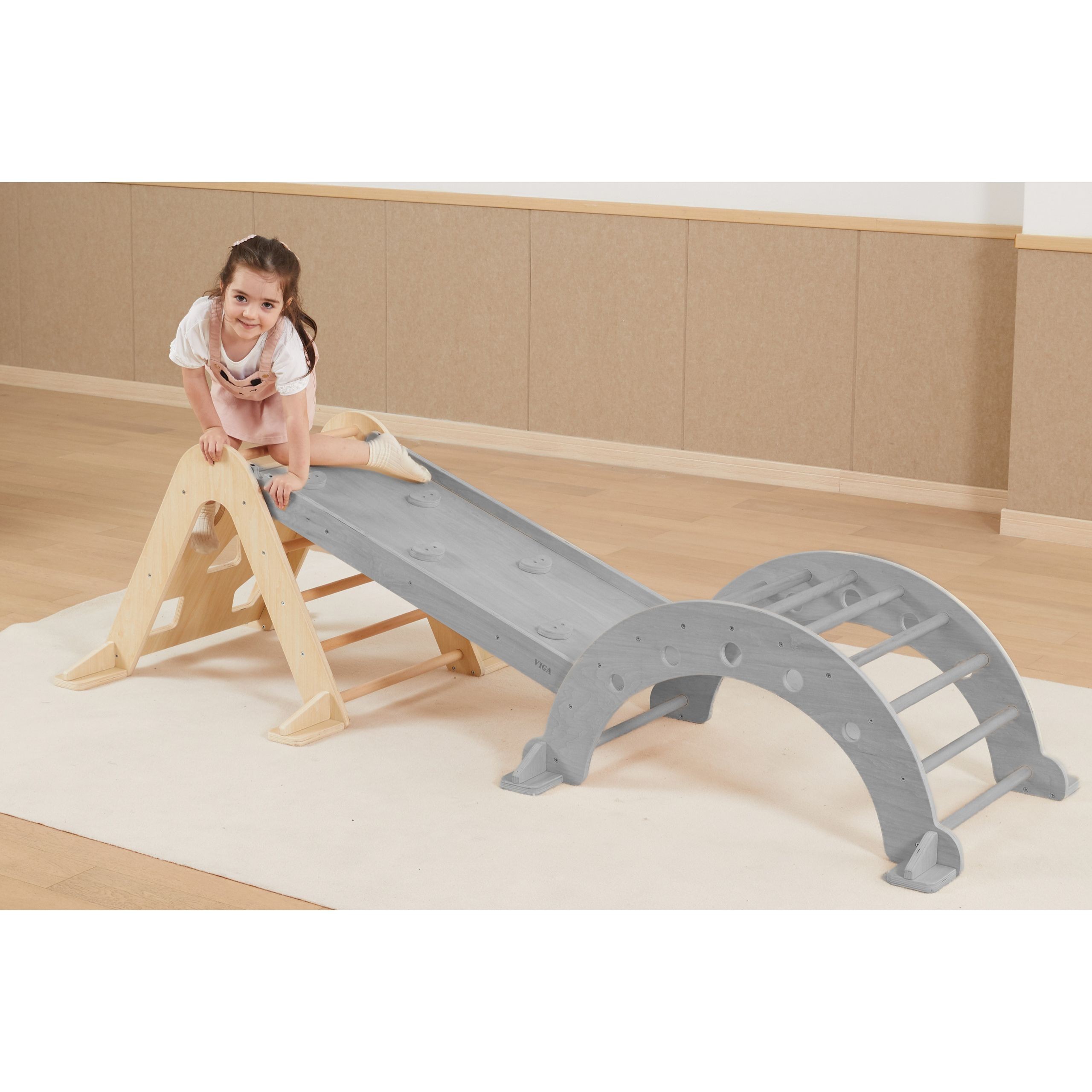 VIGA Wooden Ladder Pikler Climbing Triangle Montessori - Slika 3