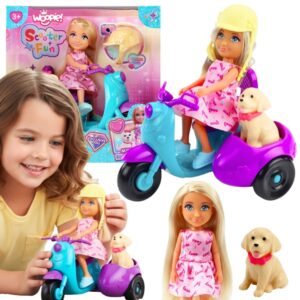 WOOPIE ROYAL Scooter Doll with Dog