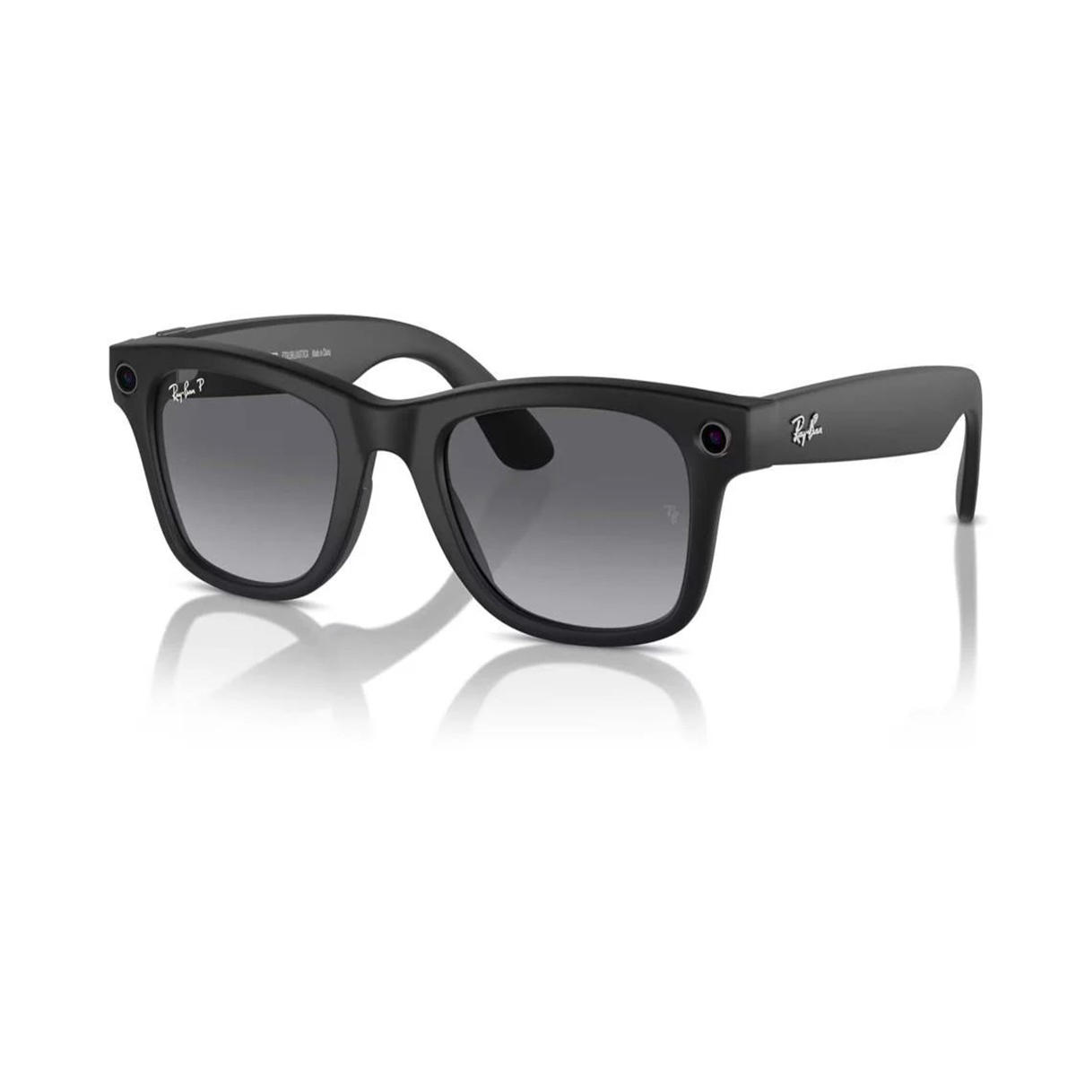 Ray-Ban Meta Wayfarer (Gen 1) Matte Black, Polarized Gradient Graphite Large 155/53 RW4008 (601ST3-53) - Slika 4