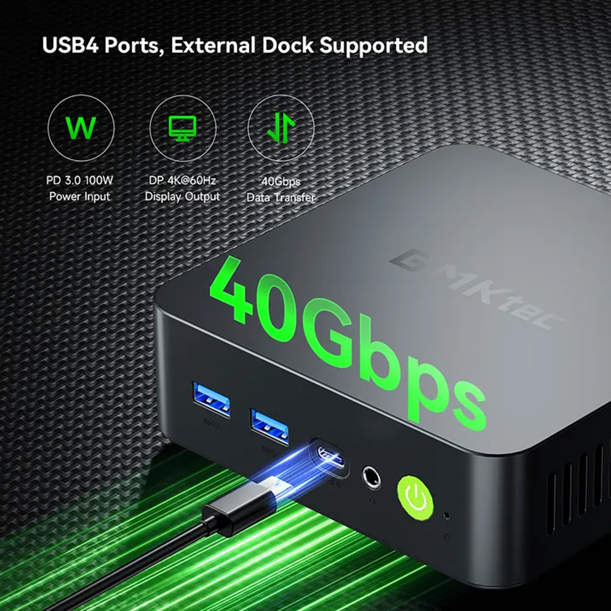 Mini PC GMKtec K17 Intel Ultra 5 226V - 16GB DDR5 + 1TB SSD WIN 11 Pro - Slika 6