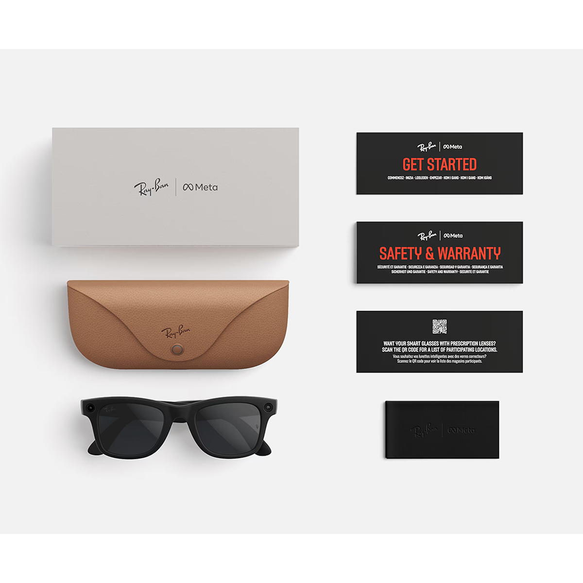 Ray-Ban Meta Wayfarer (Gen 2) Matte Black Polar Gradient Graphite Large 155-53 RW4012 (601ST353-22) pametne naočale s kamerom i zvučnicima - Slika 4