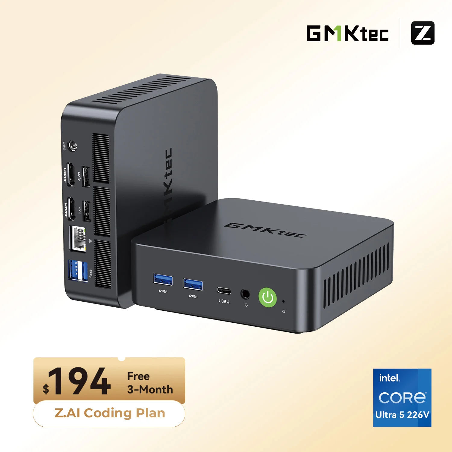 Mini PC GMKtec K17 Intel Ultra 5 226V - 16GB DDR5 + 1TB SSD WIN 11 Pro - Slika 2