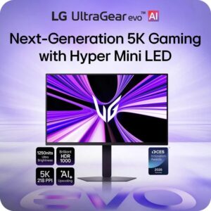 LG 27GM950 27″ 5K Mini LED, 330Hz/165Hz,HDMI,USB-C