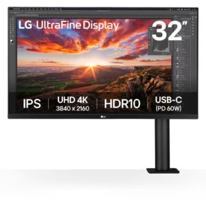 LG 32UN880K 31,5″ UHD IPS 60Hz,HDMI, DP,USB-C,ergo