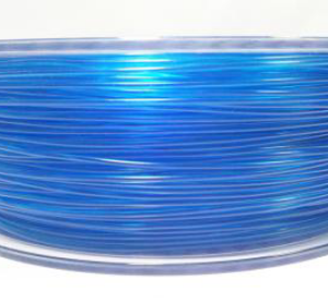 PET-G filament 1.75 mm, 1 kg, transparent blue