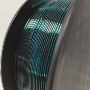 PET-G filament 1.75 mm, 1 kg, transpar. atrovirens