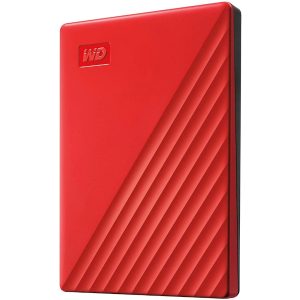 WD My Passport 4TB Portable, USB 3.0 Red