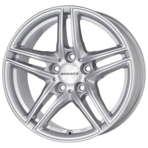 BORBET XR 6,5×16 5×112 ET22 CB66,6 BRILLANTSILBER – alu felga
