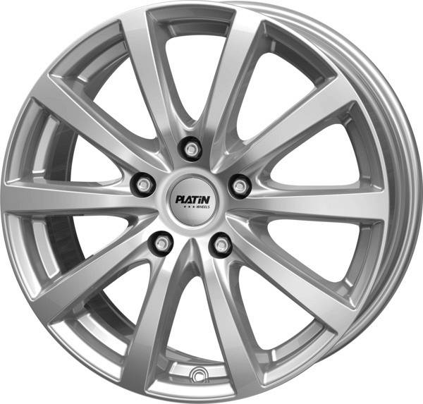 PLATIN P69 7x17 5x114,3 ET45 CB72,6 POLARSILBER – alu felga