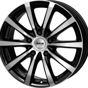 PLATIN P69 8×18 5×120 ET50,1 CB65,1 SCHWARZ POLIERT – alu felga