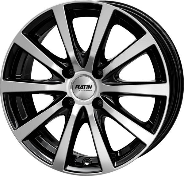 PLATIN P69 6x15 4x100 ET38 CB63,4 SCHWARZ POLIERT – alu felga