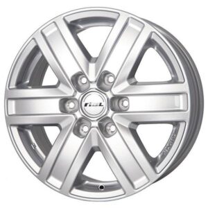 RIAL TRANSPORTER 6,5×16 6×120 ET50 CB74,6 POLAR-SILBER – alu felga