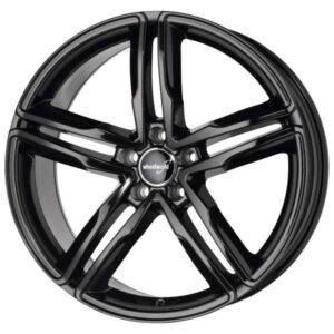 2DRV WH11 8×18 5×112 ET45 CB66,6 SCHWARZ GLÄNZEND – alu felga