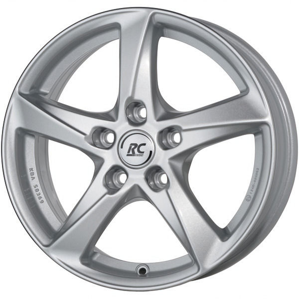 BROCK RC30 6x15 5x100 ET38 CB57,1 KRISTALLSILBER – alu felga