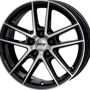 PLATIN P73 8×19 5×112 ET43 CB70,1 D-SCHWARZ FR.POL – alu felga