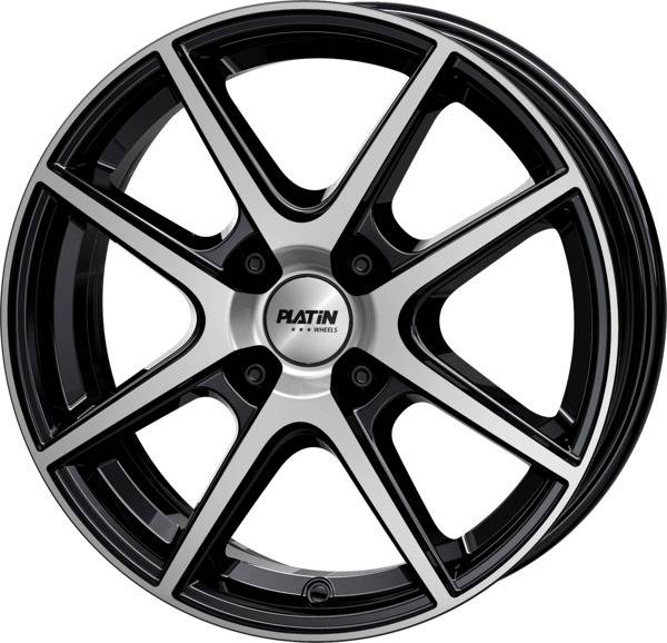 PLATIN P73 6x15 4x100 ET38 CB63,3 D-SCHWARZ FR.POL – alu felga
