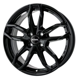 RIAL LUCCA 6,5×17 4×108 ET20 CB65,1 DIAMANT-SCHWARZ – alu felga
