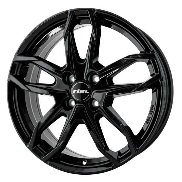 RIAL LUCCA 6,5x16 4x108 ET20 CB65,1 DIAMANT-SCHWARZ – alu felga