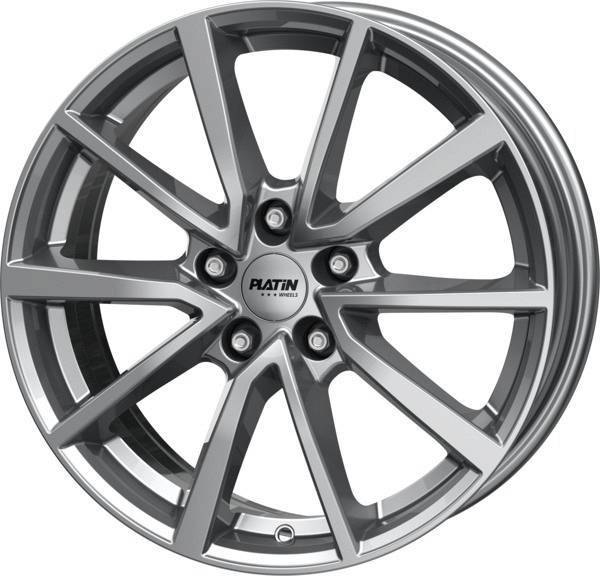 PLATIN P95 7x17 5x114,3 ET45 CB70,1 METALL SILBER – alu felga