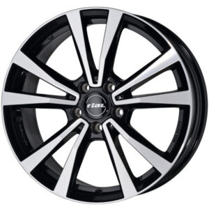 RIAL M12X 8×19 5×112 ET30,5 CB66,5 DIAMANT-SCHW FPOL – alu felga