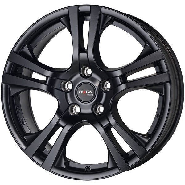 PLATIN P53 6,5x16 5x108 ET43 CB72,6 MATT BLACK – alu felga