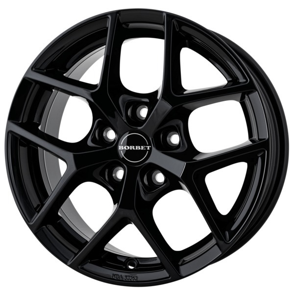 BORBET Y 8,5x19 5x112 ET48 CB66,6 BLACK GLOSSY – alu felga