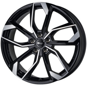 BROCK RC34 7,5×18 5×120 ET50 CB67,1 SCHWARZGLANZ VOLLP – alu felga