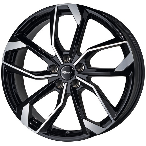 BROCK RC34 7,5x18 5x120 ET50 CB67,1 SCHWARZGLANZ VOLLP – alu felga