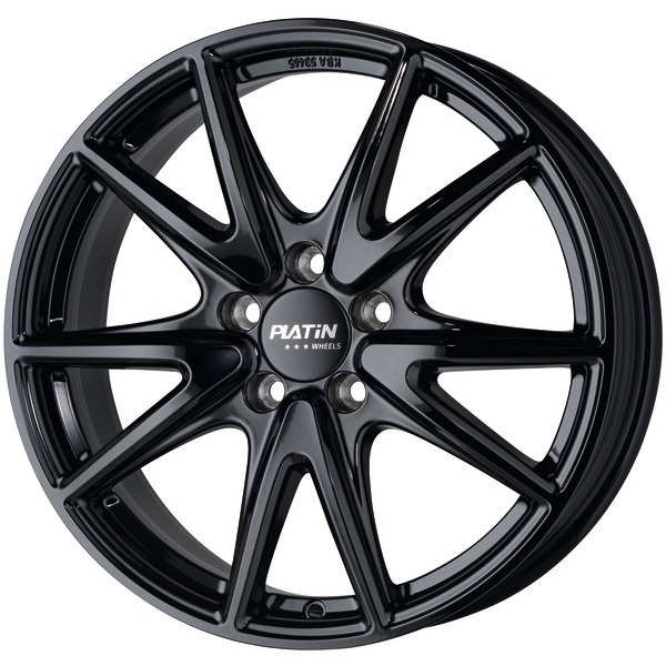 PLATIN P99 7x17 5x120 ET55,1 CB65,1 JETBLACK – alu felga