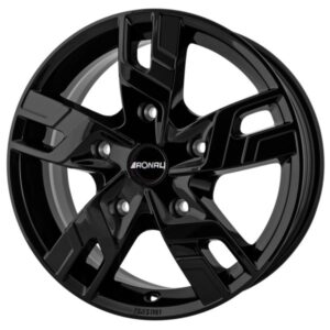 RONAL R64 7×17 5×160 ET53 CB65,1 JETBLACK – alu felga