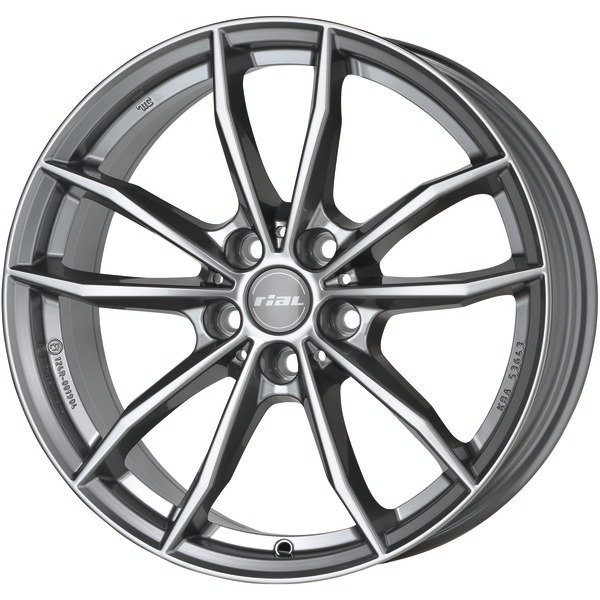 RIAL X12 7,5x18 5x112 ET51 CB66,5 METAL-GREY – alu felga