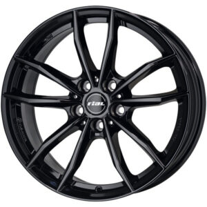 RIAL X12 8×19 5×112 ET45 CB57,1 DIAMANT-SCHWARZ – alu felga
