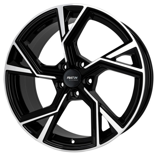 PLATIN P100 8,5x19 5x112 ET30 CB66,5 BLACK POLISHED – alu felga