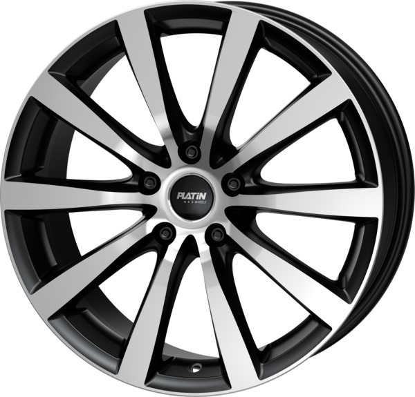 PLATIN P66 8x19 5x112 ET38,1 CB66,5 SCHWARZ POL.MATT – alu felga