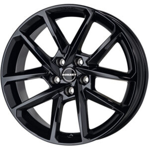 BORBET N 7,5×18 5×112 ET41 CB66,6 BLACK GLOSSY – alu felga