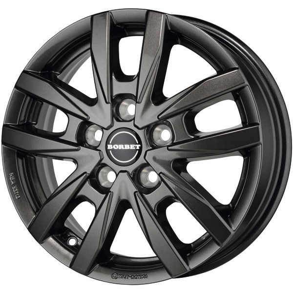 BORBET CW5 6x16 5x130 ET68 CB78,1 M.ANTHRAZIT GLOSSY – alu felga
