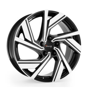 PLATIN P114 8×19 5×108 ET43 CB73,1 BLACK POLISHED – alu felga