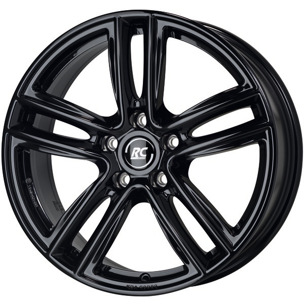 BROCK RC27 6,5x17 5x114,3 ET30 CB60,1 SCHWARZ-GLANZ – alu felga