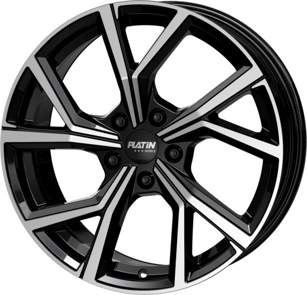 PLATIN P115 6,5x16 5x112 ET46,1 CB57,1 BLACK POLISHED – alu felga
