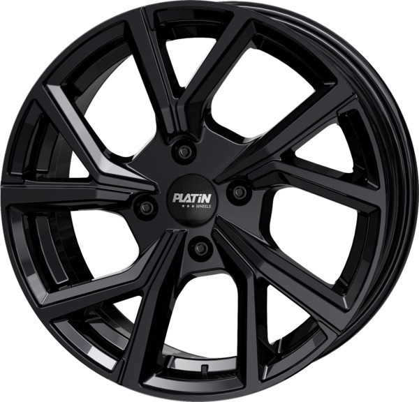 PLATIN P115 6,5x16 4x108 ET38 CB65,1 BLACK SHINY – alu felga