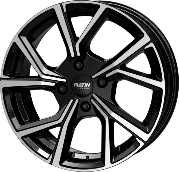 PLATIN P115 6,5x16 4x108 ET20 CB65,1 BLACK POLISHED – alu felga