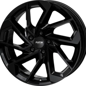 PLATIN P120 7×17 5×112 ET38 CB57,1 BLACK GLOSSY – alu felga