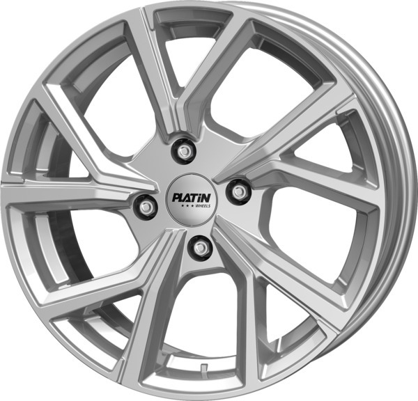PLATIN P115 6,5x16 4x108 ET28 CB65,1 BRIGHT SILVER – alu felga