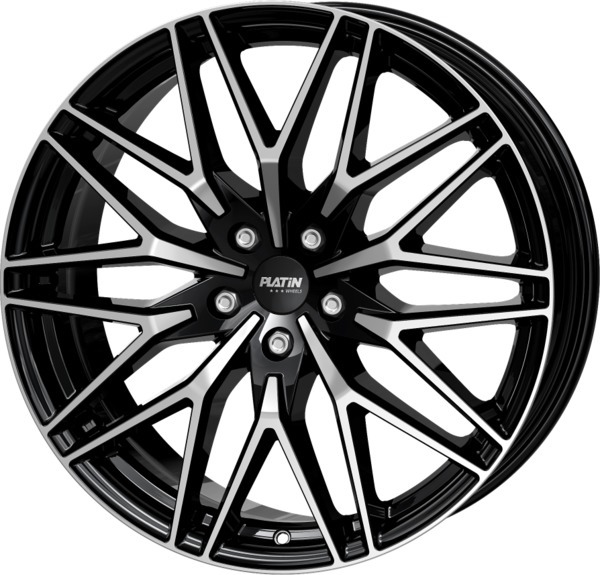 PLATIN P123 8x18 5x112 ET45 CB66,6 BLACK POLISHED – alu felga