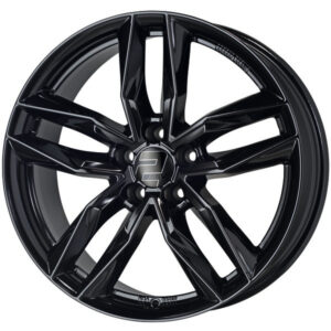 2DRV WH40 7,5×18 5×112 ET44 CB66,6 SCHWARZ GLÄNZEND – alu felga