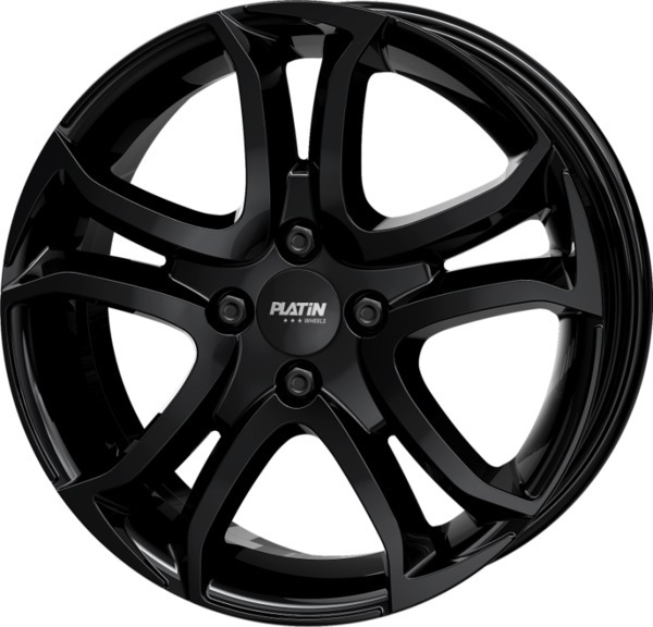 PLATIN P126 5,5x15 4x100 ET41 CB54,1 BLACK GLOSSY – alu felga