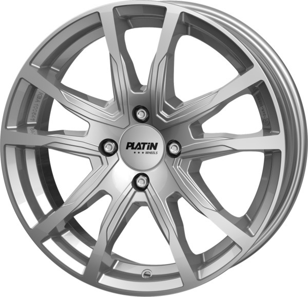 PLATIN P124 6,5x17 4x108 ET28 CB65,1 GLOSSY SILVER – alu felga